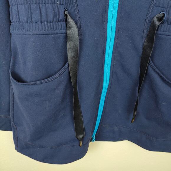 Lululemon‎ Jacket Womens Small Luon Full Zip Cinch Waist Yoga Running - Picture 3 of 7